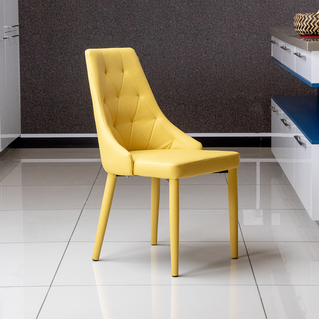 DC2-173 DIN/CHAIR YELLOW PU COVER 96TP