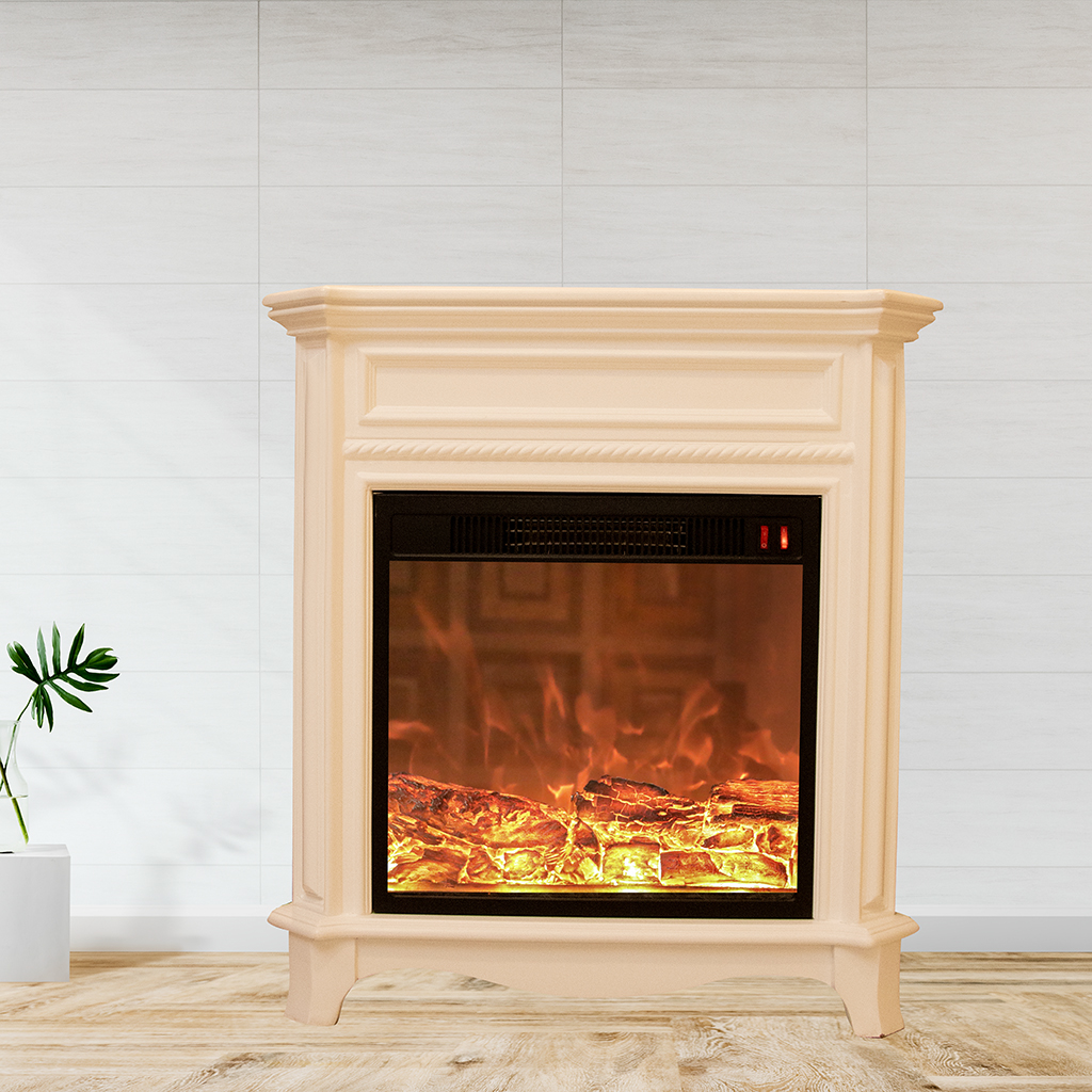 13ZS SC18A1-28 FIRE PLACE  WHITE PAINTED