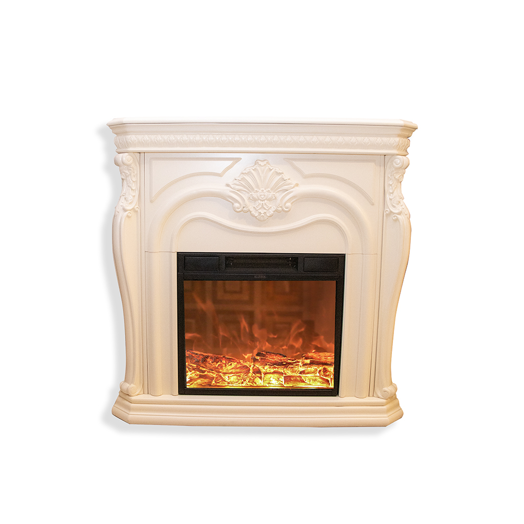 15ZS-SC23B-58 FIREPLACE W/MACHINE WHITE