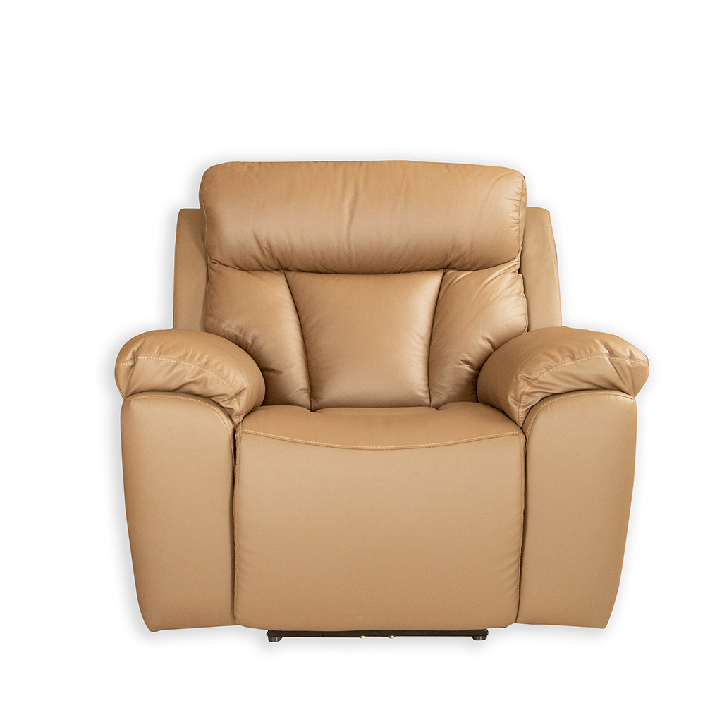 NFH REC 1098-PP H/LEATH SOFA 3120 CAMEL