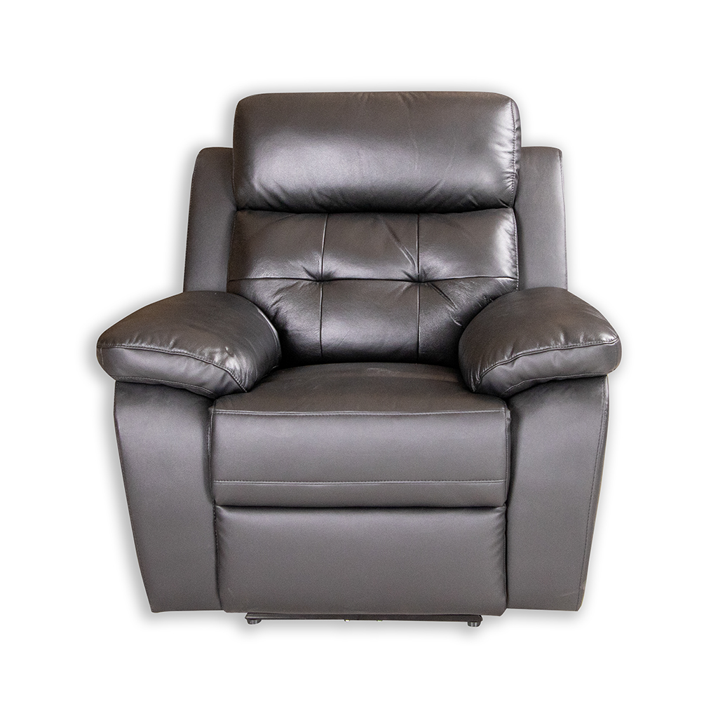 NF REC 1157 H/LEATH SOFA 500 BLACK