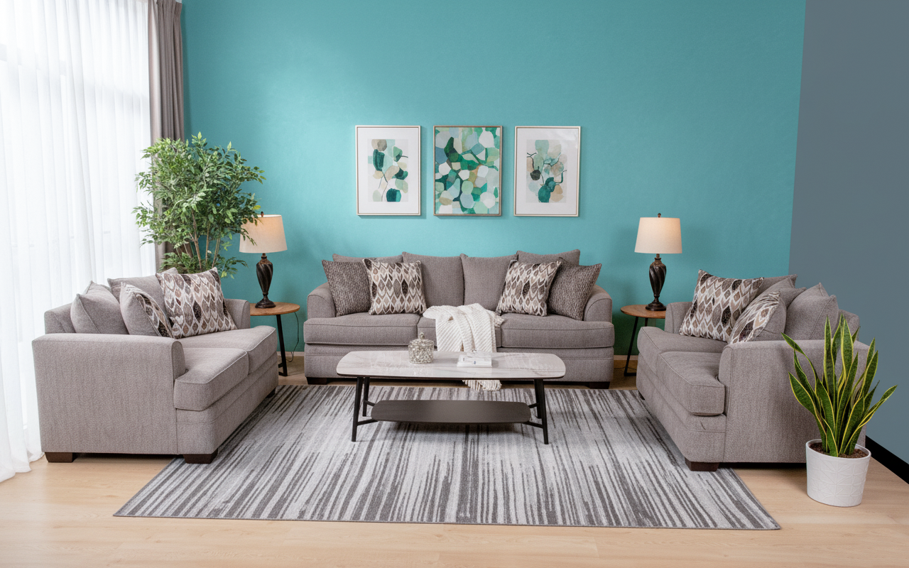 10002-6702 LOVESEAT  (Set 3 + 2 + 2 )