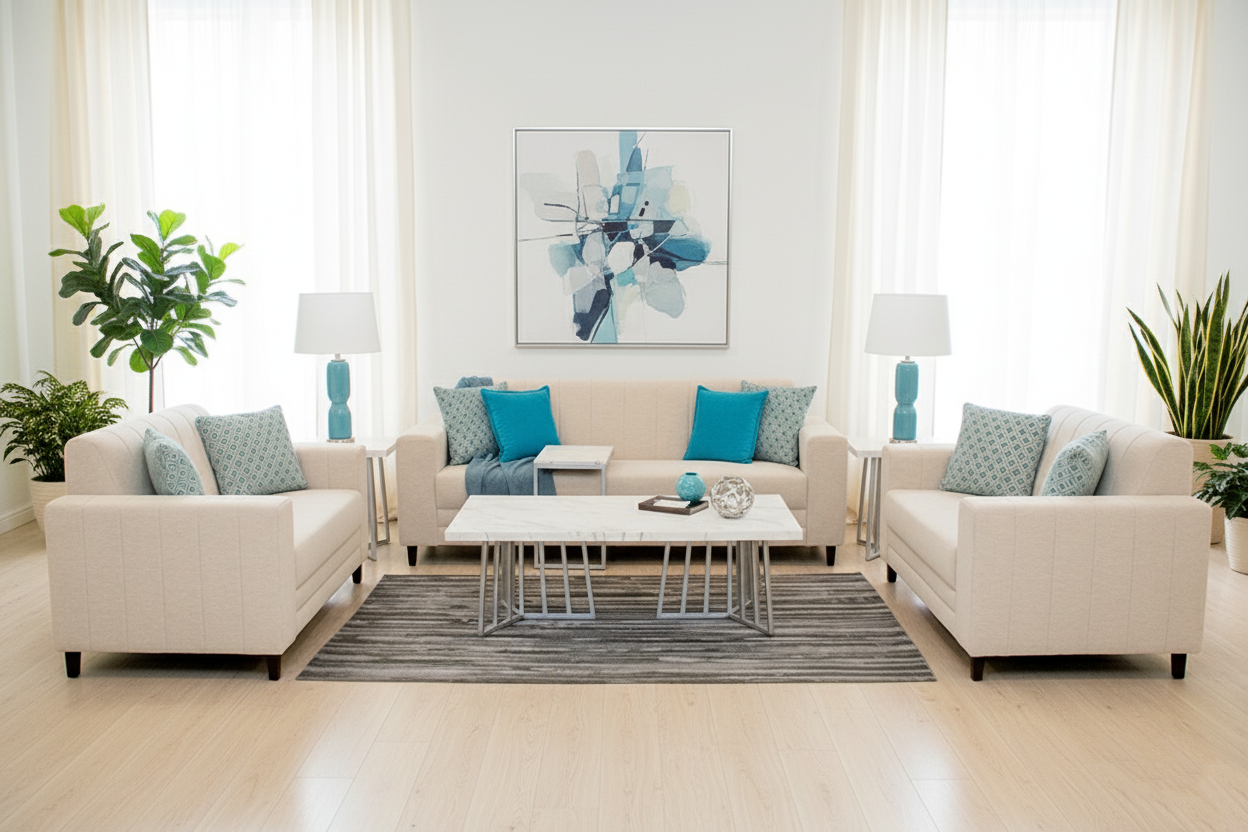 SOFA S#405  FAB RMF00302 (SET 03 + 02 + 02 )