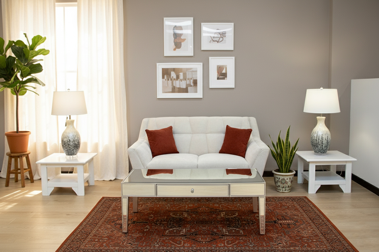 H20S13B-2 TWO SEATER SOFA ZJ582-1&13 C/RED