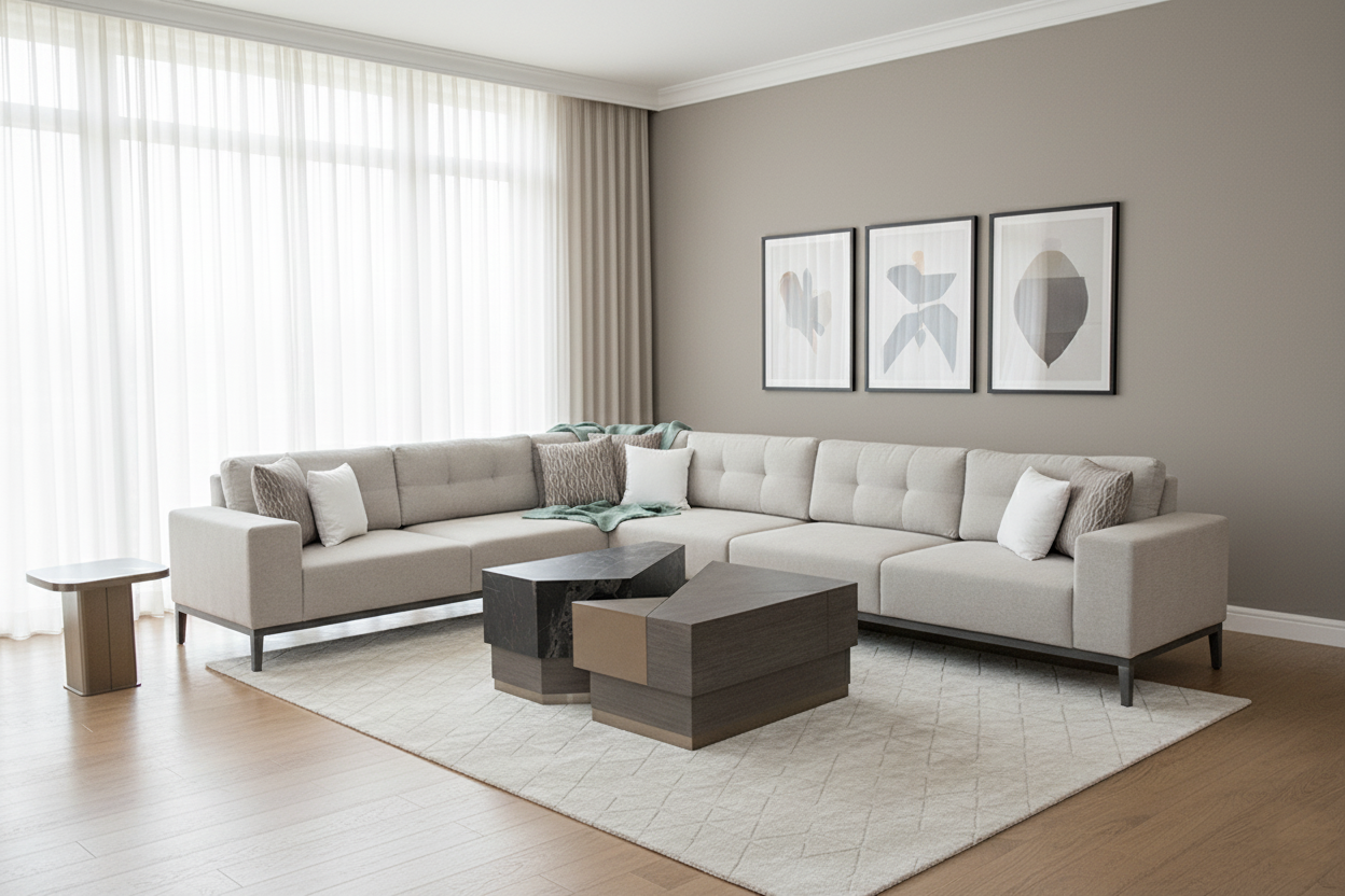 SOFA M#MINOTTI FABRMF02351 L-SHAPE