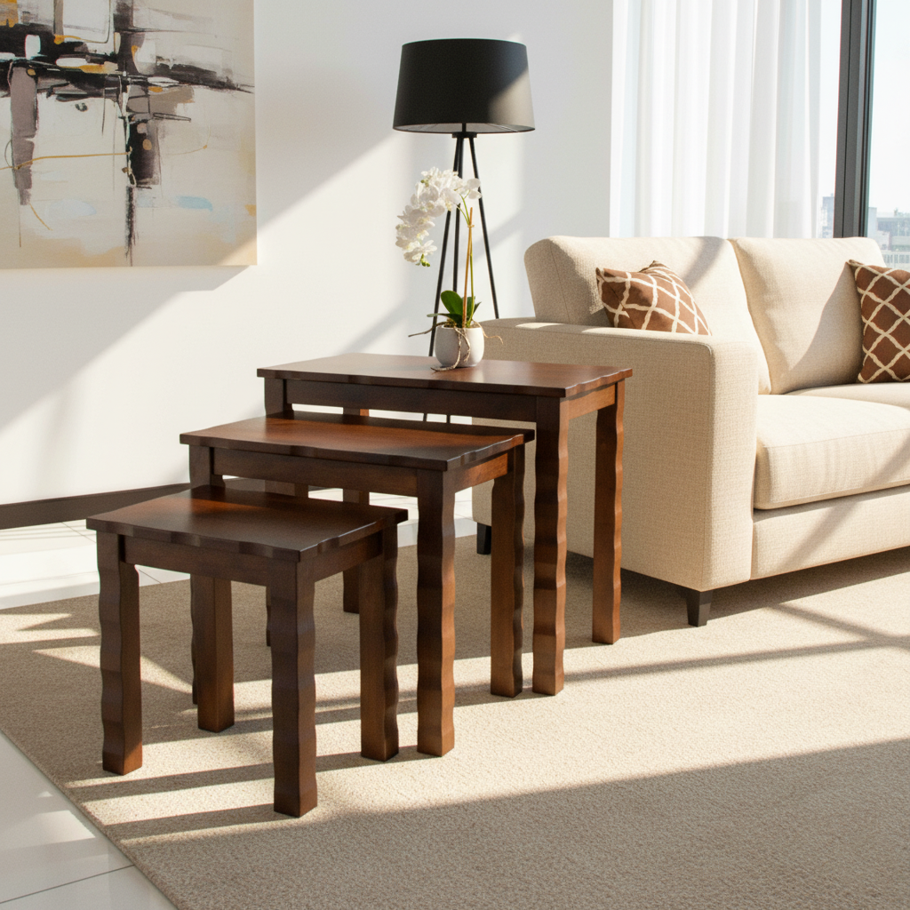 BN3324XL NEST TABLE W/NUT SET