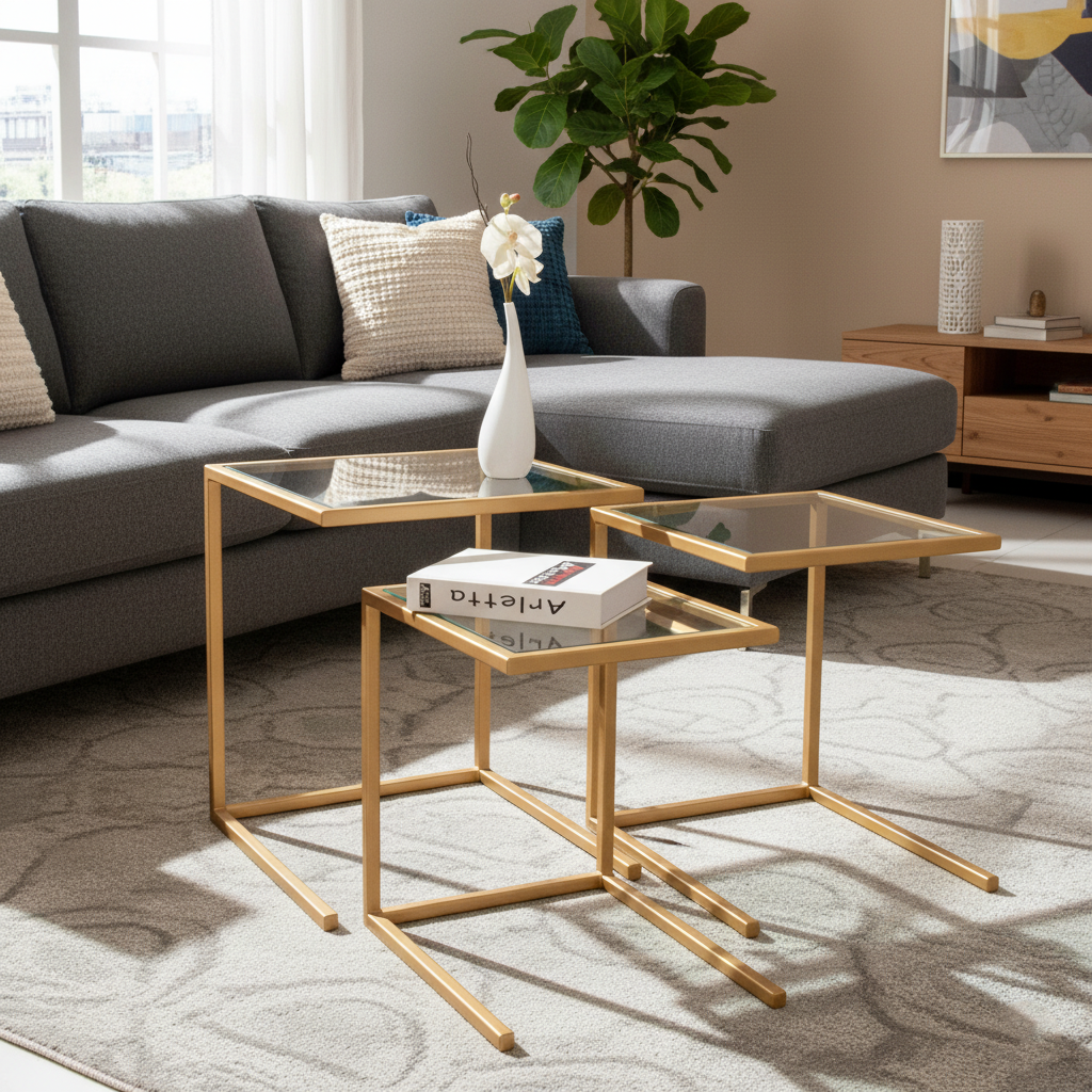 NEST OF TABLE 2014-G10002168-GLD SET