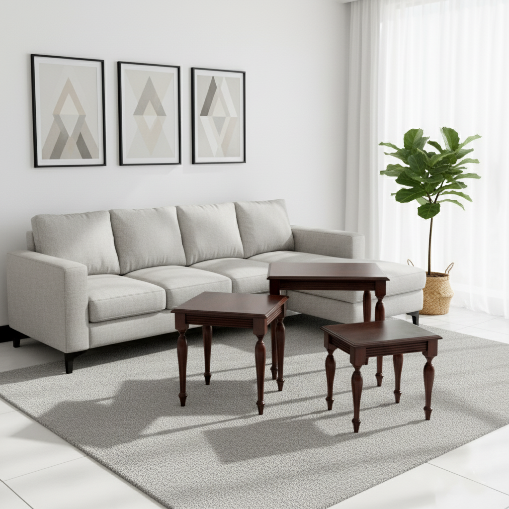 HSN036 NEST TABLE CHERRY