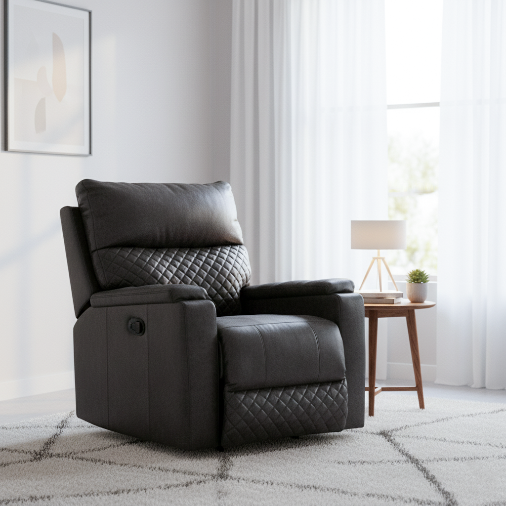P96009-7706 POWER RECLINER WESLEY GRAY