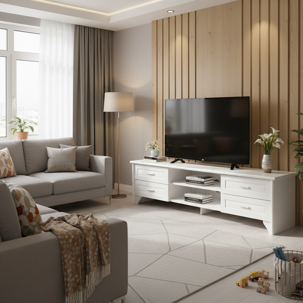 NL-B-TV39 TV TABLE 150CM MDF MELAMINE C50
