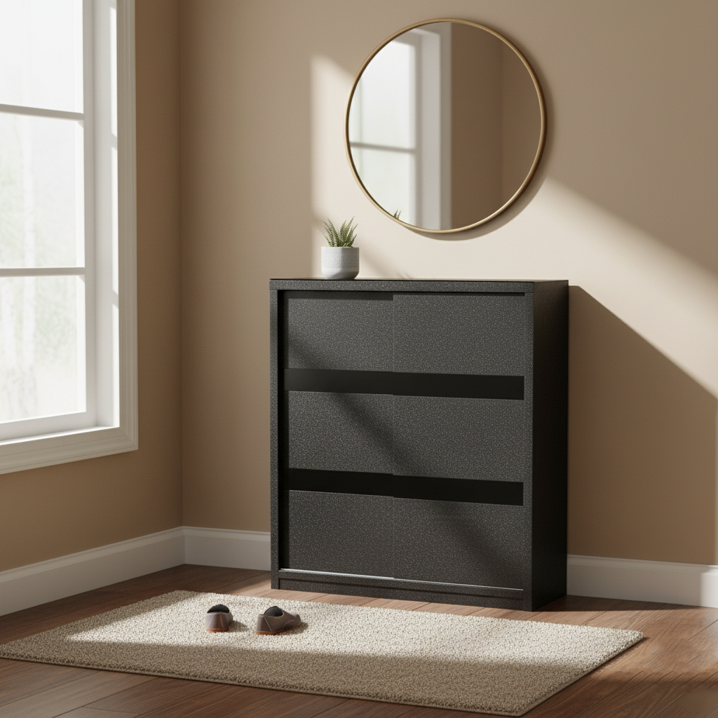 99941-SCWN SHOE CABINET WALNUT
