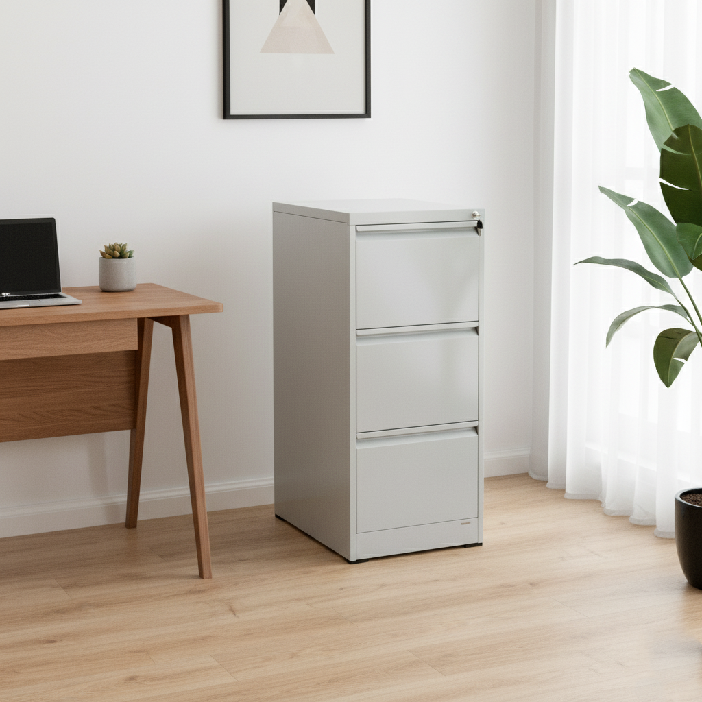 FC D3A VERTICAL 3DRA CABINET GRY RAL7035