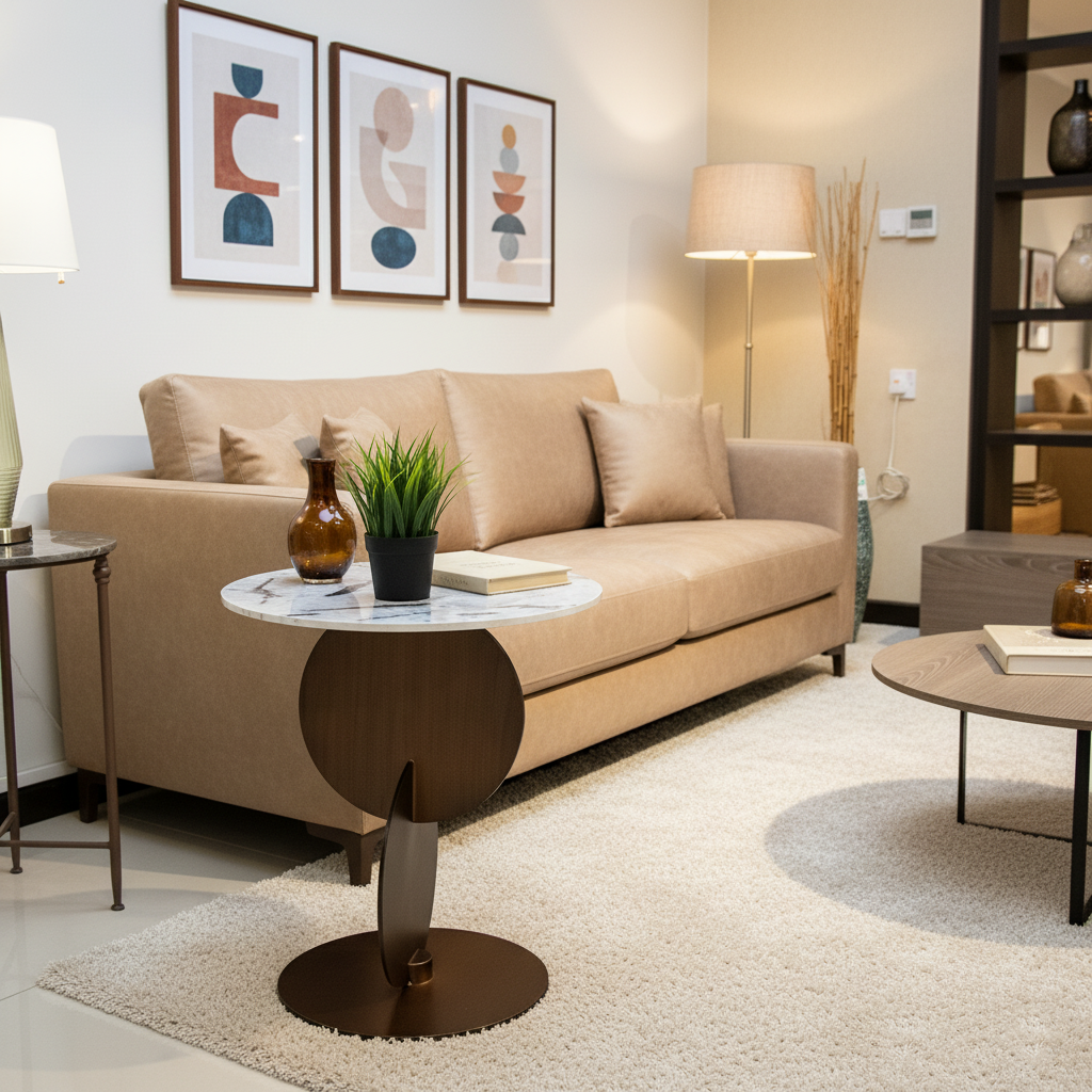 S903B #1 END TABLE(45X52)