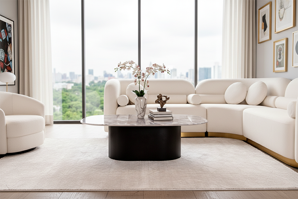 C2665A COFFEE TABLE R.MAR GREY AS.VENNER