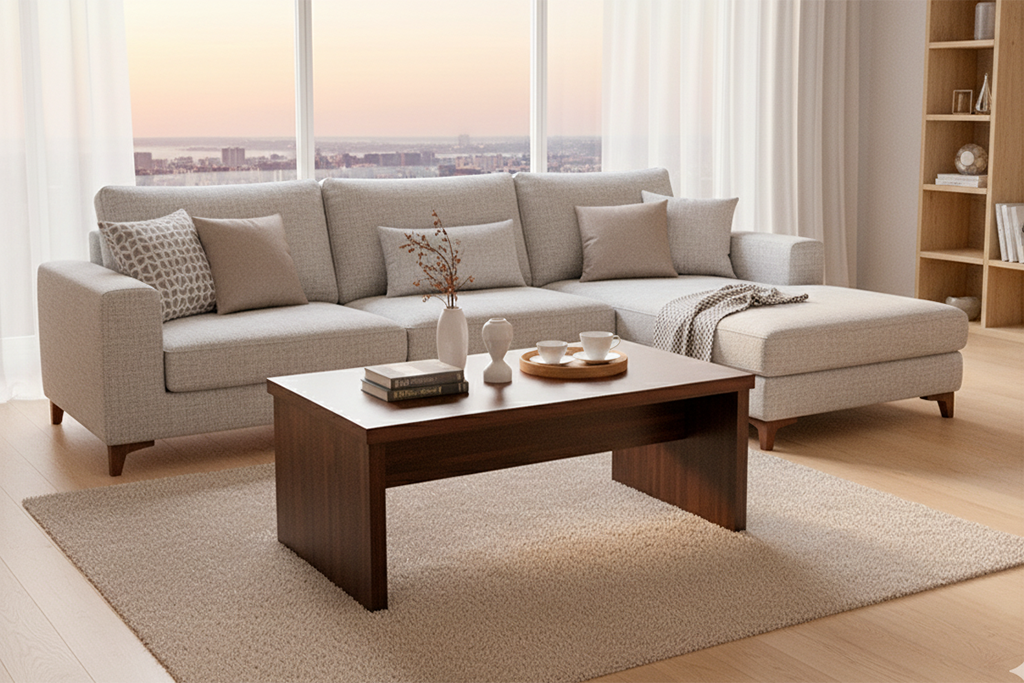 KHASHABI COFFEE TABLE W1200XD600XH450MM