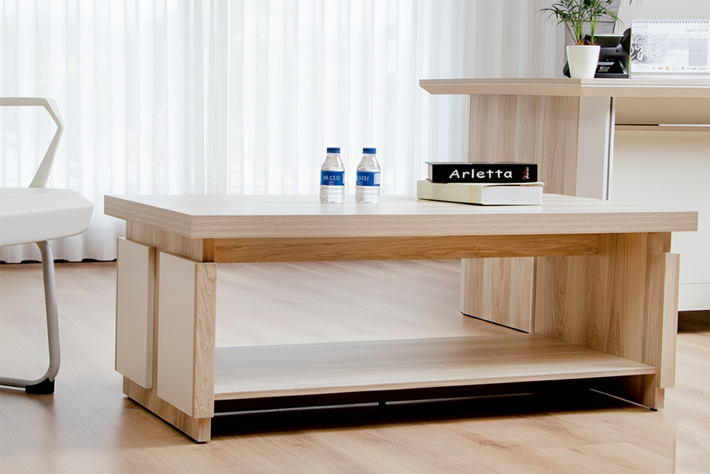 GT03-1200 COFFEE CENTER TABLE NB+WHITE