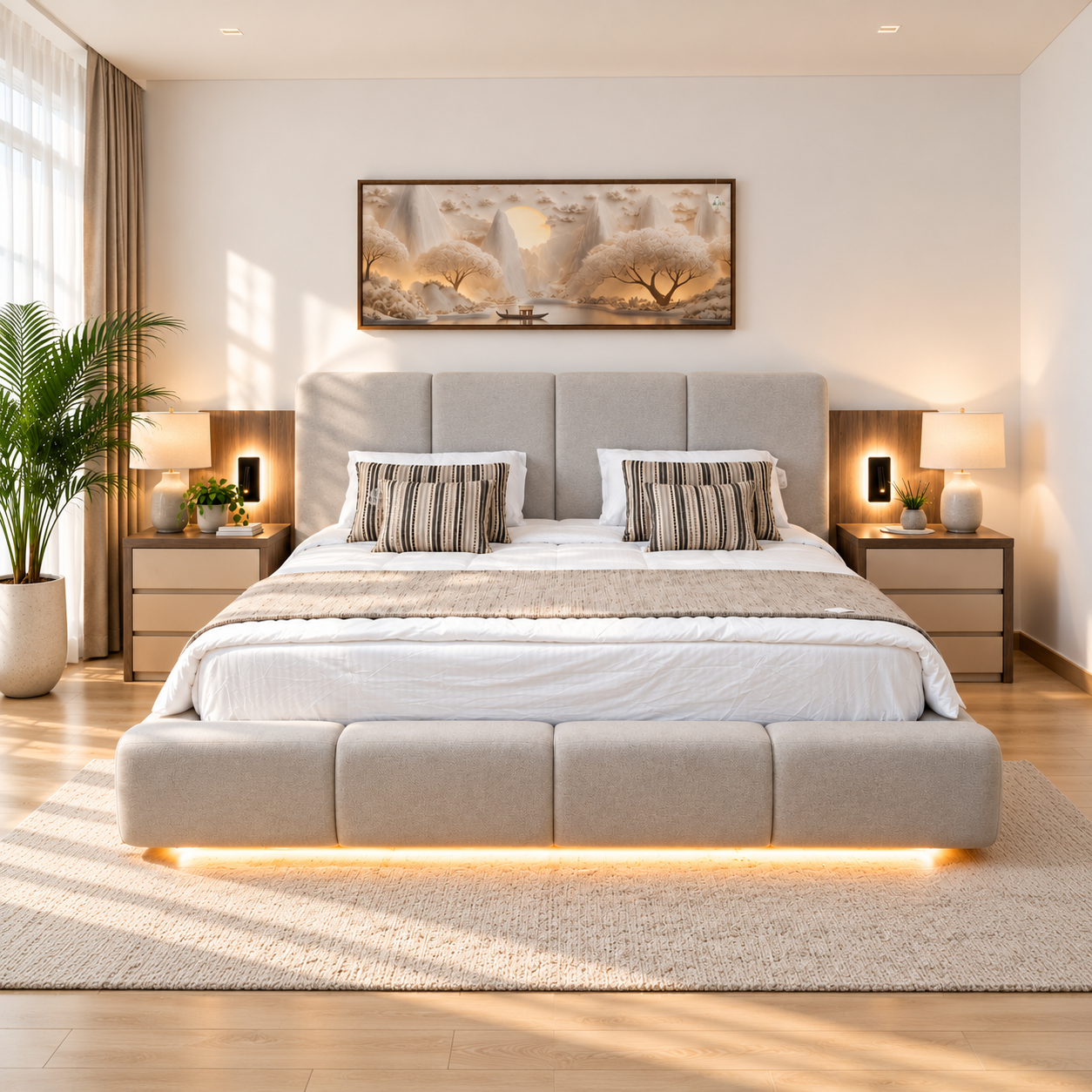 BED OLIVIA 2511 W1800 L2000 H1200 MM -RMF00216 DARA DR WT612