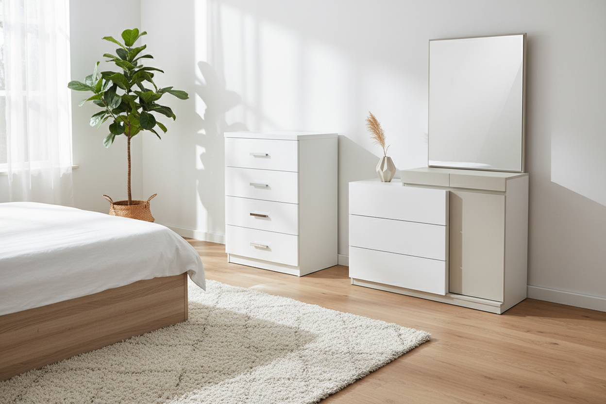DRESSING TABLE AND DISPLAY CABINET
