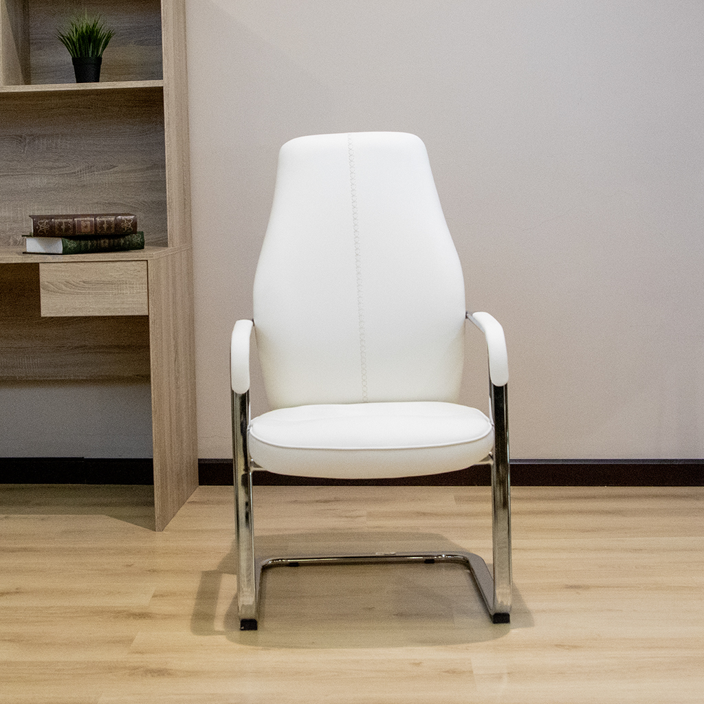 6867C VISITOR CHAIR  COLOUR 270-02 WHITE