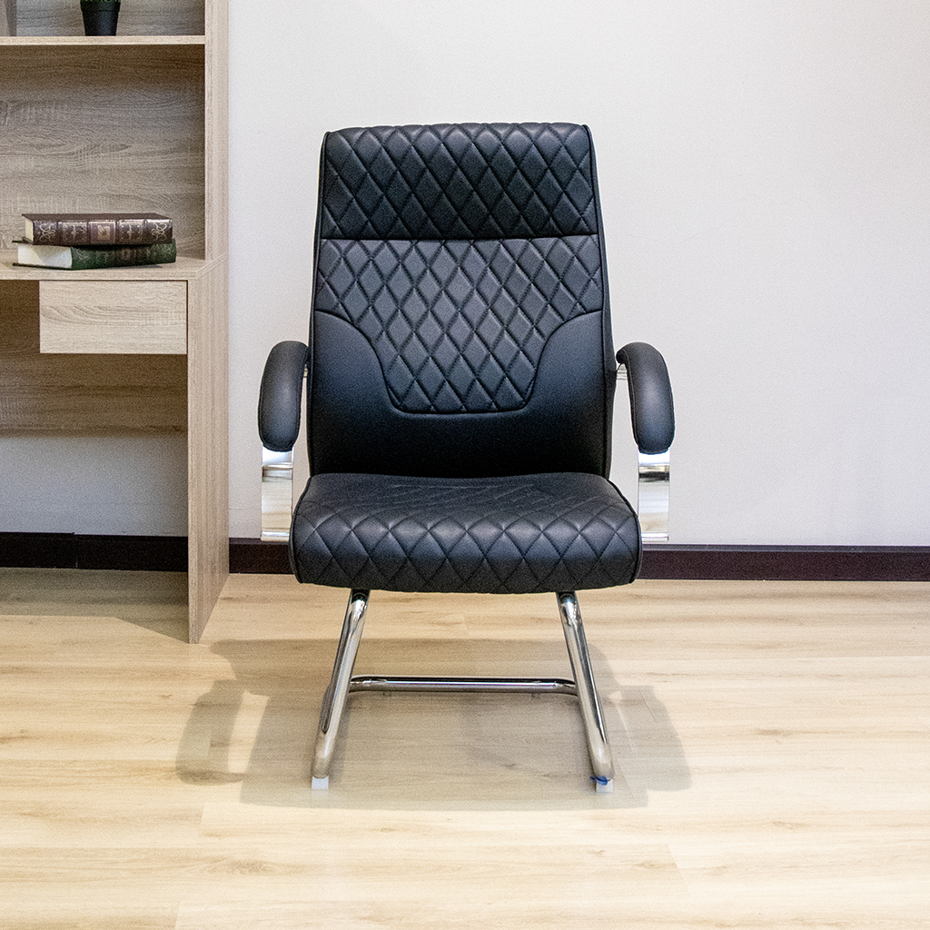 NIKI-V VISITOR CHAIR BLACK PU