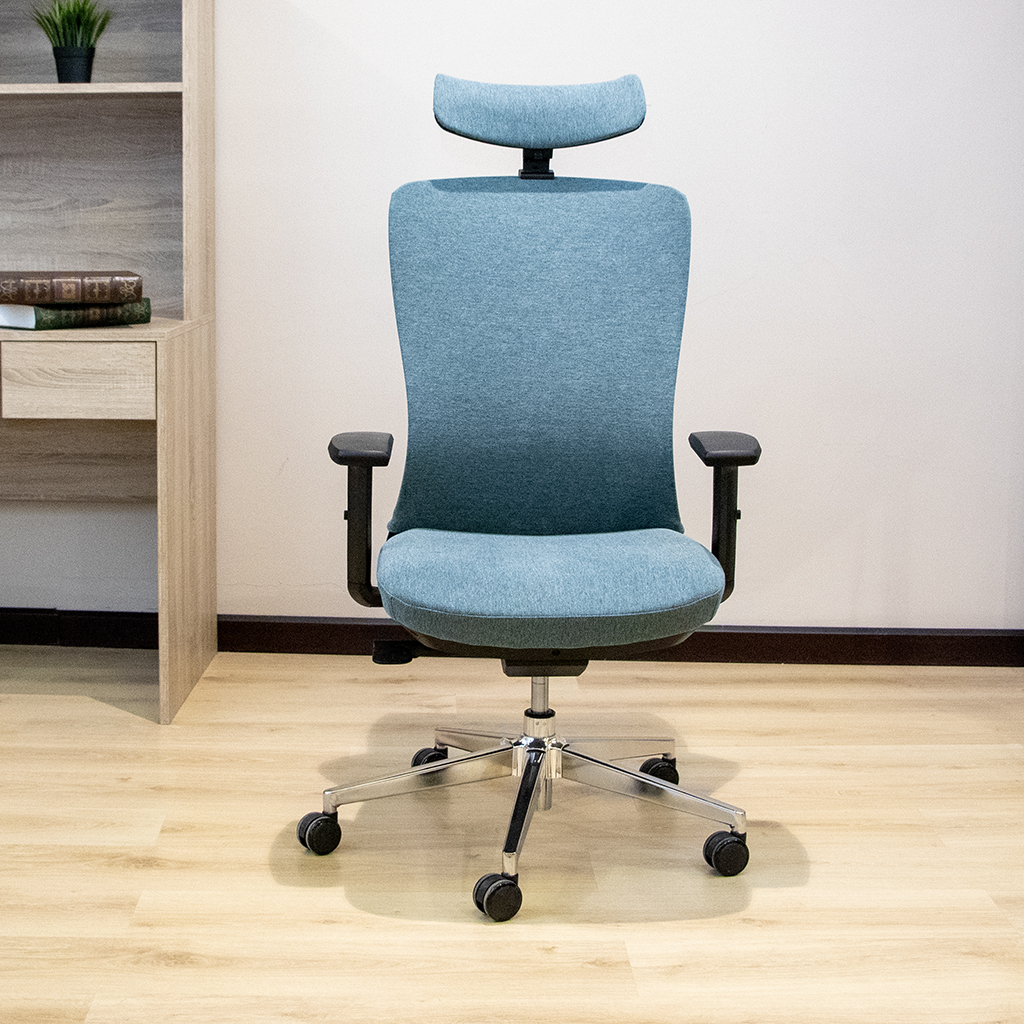 Z-E326H HB/CHAIR BLUE MESH & SEAT