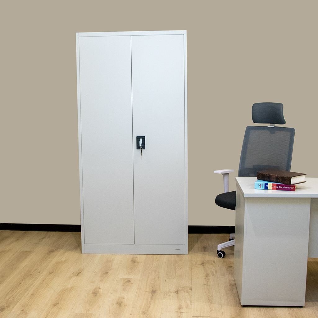 FC A18 SW/DOR CUPBOARD 4SHLV GRY RAL7035