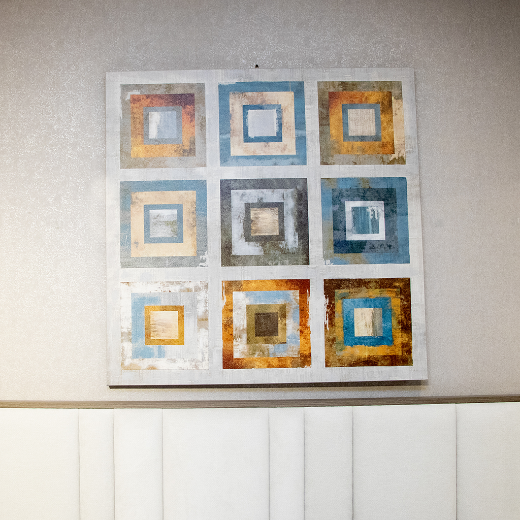 WI33206 CONTEMPORARY SQUARES CANVAS