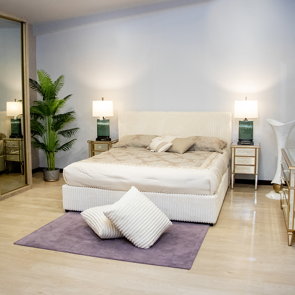 BASE AND HEADBOARD 200CM X 180CM FAB RMF02588