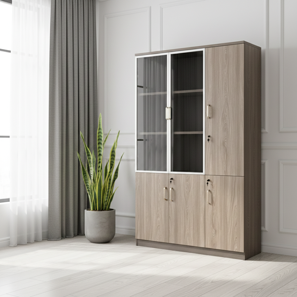 3KCF2019 3DR F.CABINET MJELM+DARK GREY