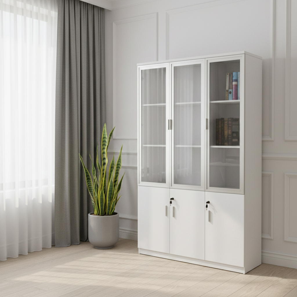 S016 3 DOOR F/CAB- 120X40X200 WHITE