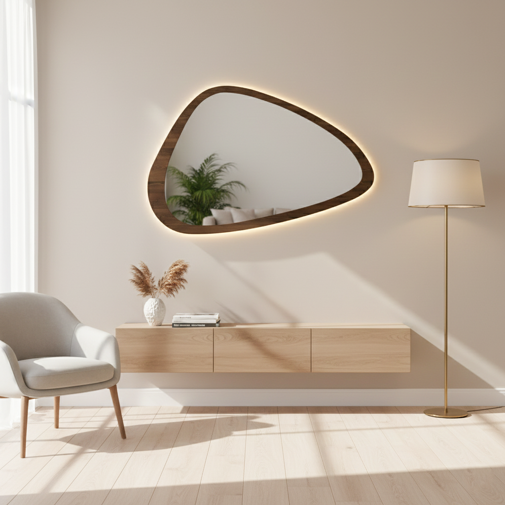 WALL MIRROR TEAR DROP l1500 H900 DARA-608