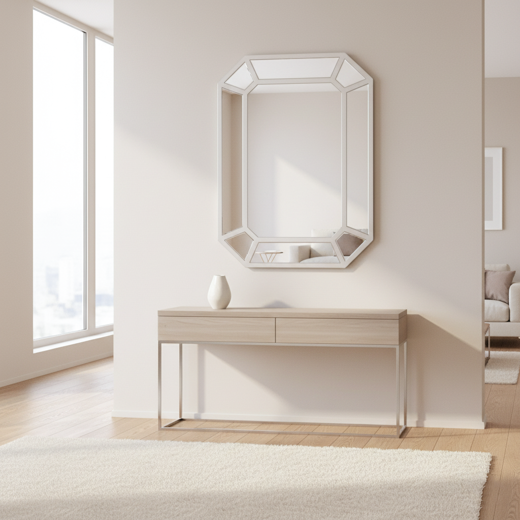 19RG354-115782 WALL MIRROR CM BEVEL/SLVR