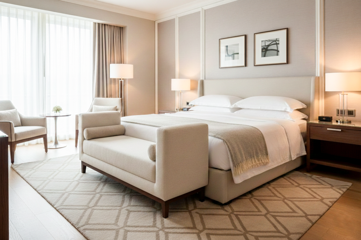 BENCH 2505 L1500 H700 D500 WALLNUT COLOUR RMF00292+RMF00634