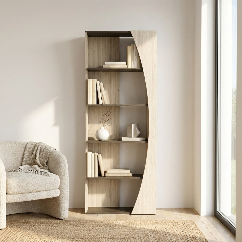 BOOK SHELF 2507 W800 D300 H2000 RMPWV00477 + H305 ST-13