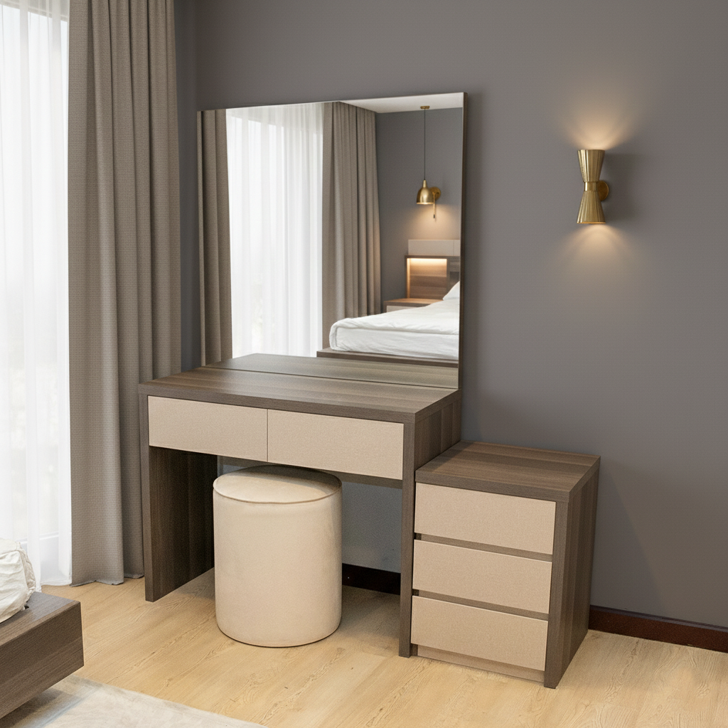 DRESSING TABLE 2480  W1500XH1800XD450 MM DARAWT-612 + LINYI 8248-5