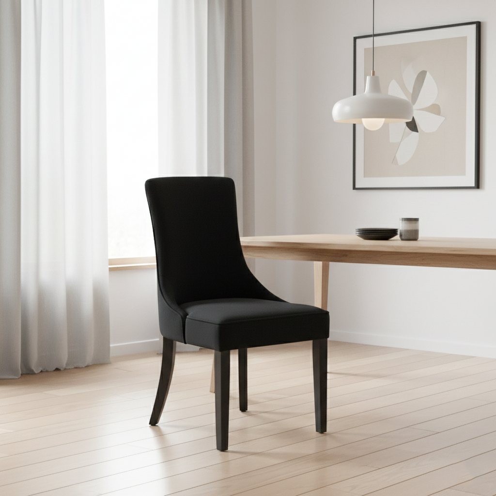 20C1216-BE CHAIR BLACK+CC-29(BLK)