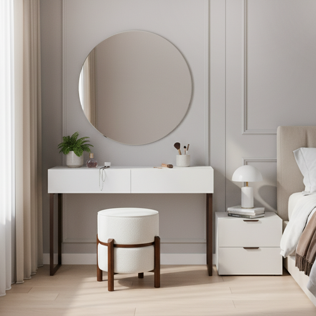 SOFA STOOL 2512  DAI430 H550 RMF02365 BROWN WOODEN LEG