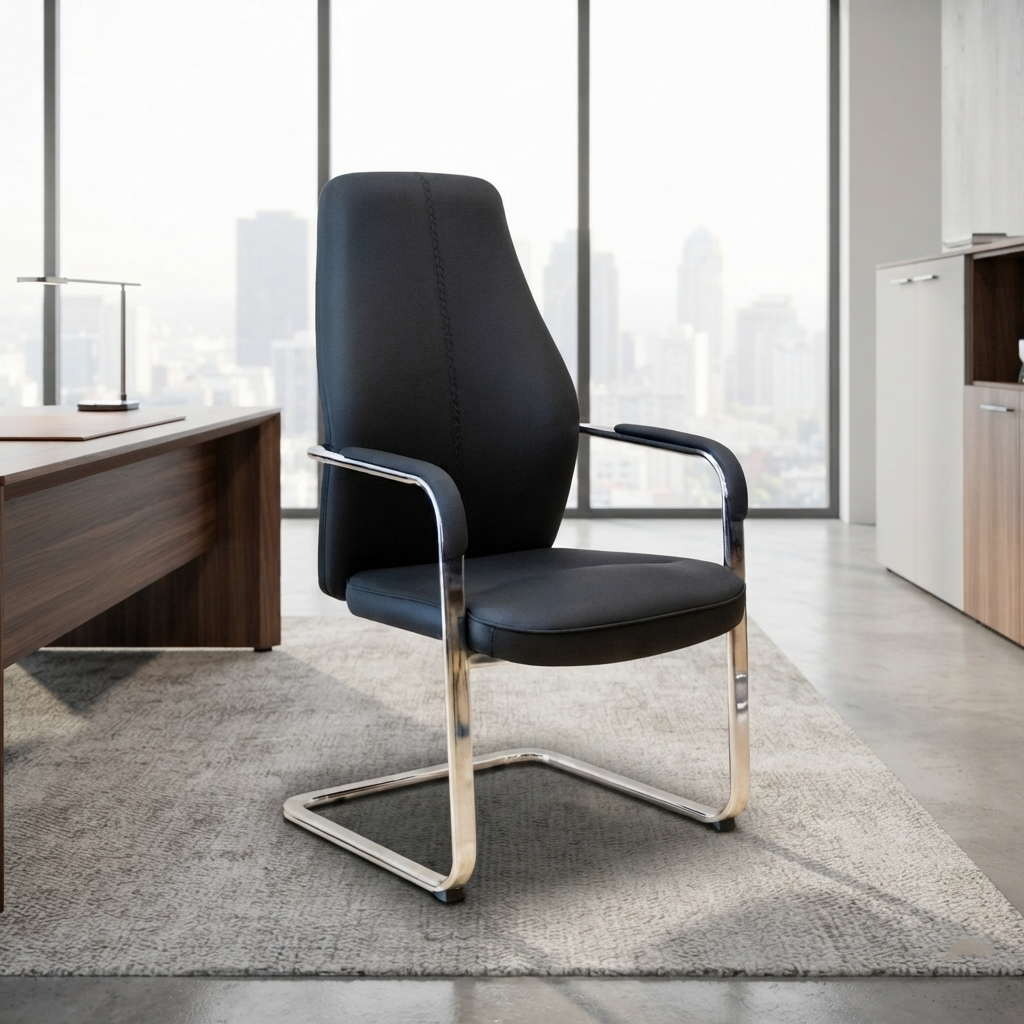 6867C VISITOR CHAIR  COLOUR 270-01 BLACK